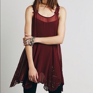 Sheer free people dress